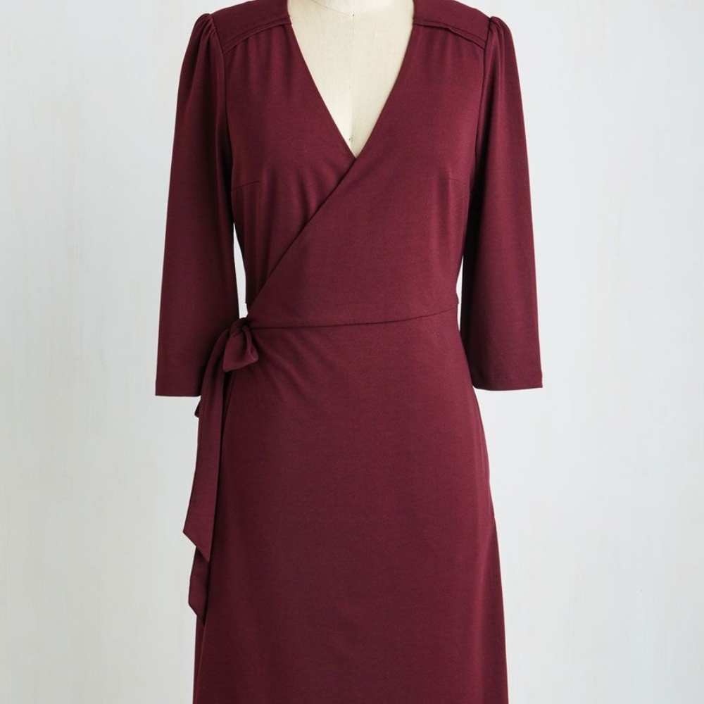 ModCloth Lighthearted Lecture Wrap Dress Size 1X